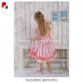 toddler boutique pink stripe embroidered dress